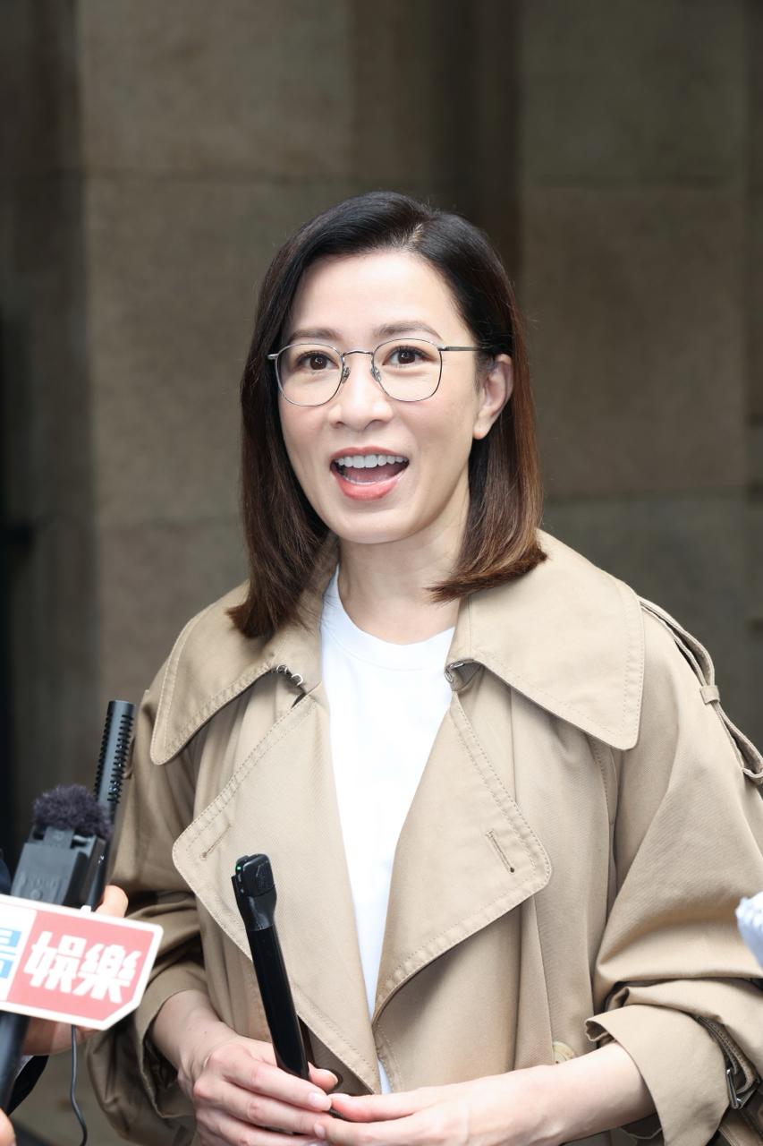 重回终审法院拍摄，阿佘指上次是年多前拍《正义女神》。