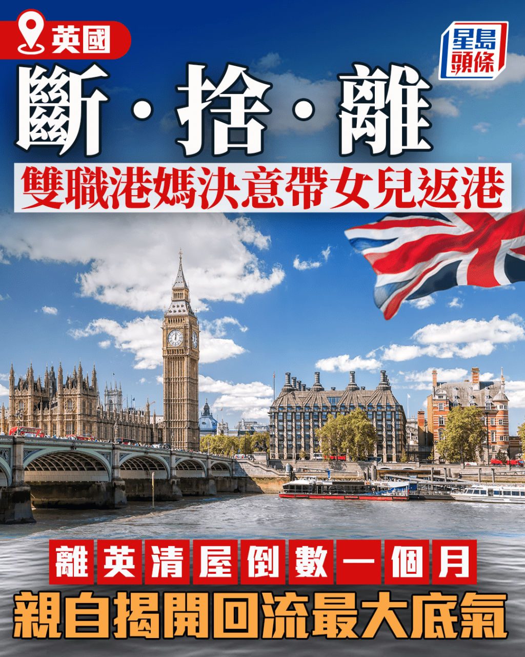 移英雙職港媽決意帶女兒返港 離英清屋倒數一個月 親自揭開回流最大底氣|Juicy叮 移英雙職港媽決意帶女兒返港 離英清屋倒數一個月 親自揭開回流最大底氣|Juicy叮