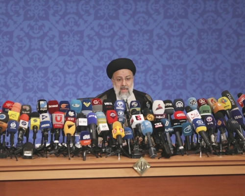伊朗新任總統萊希（Ebrahim Raisi）。AP相片