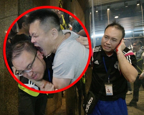 被告陳真(灰色衫)。 資料圖片