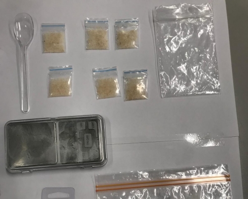 行動中檢獲的毒品總市值約5萬元。 警方提供