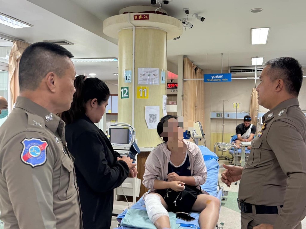 事件造成9人受傷，包括4名中國遊客。（FB@Phuket Tourist Police ตำรวจท่องเที่ยวภูเก็ต）