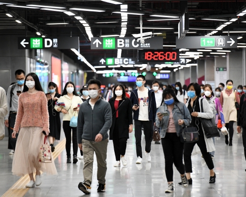 深圳市面情況。新華社圖片