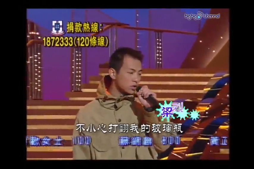 梁烈唯喺1999年有份玩卡拉之星,當時係唱劉德華的《每次醒來》! 梁烈唯喺1999年有份玩卡拉之星,當時係唱劉德華的《每次醒來》!