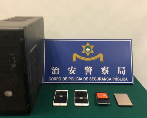 澳門娛樂場會計偷拍裙底被捕。網上圖片