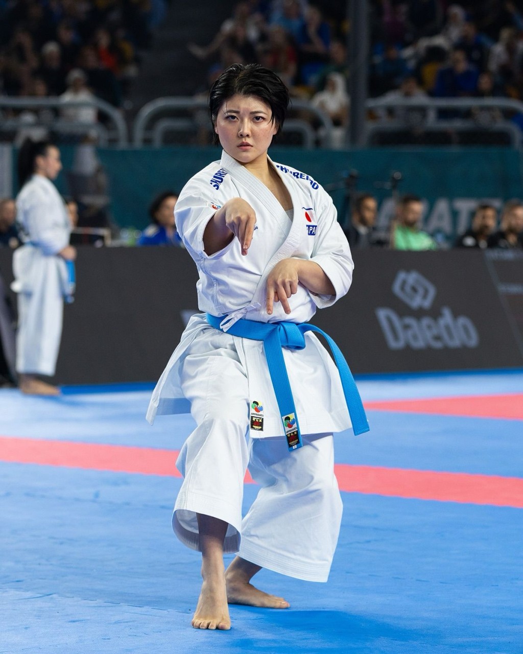 日本的尾野真步。WKF FB圖 日本的尾野真步。WKF FB圖