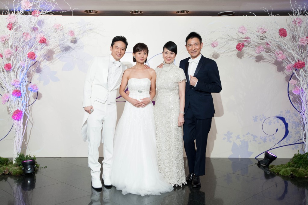 杨天经与吴文珊的婚礼有好多名人到贺。