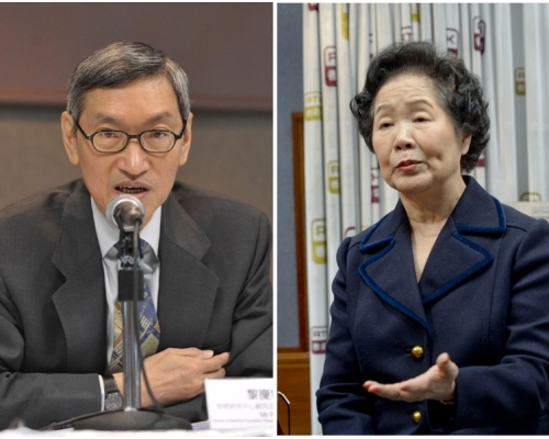 黎慶寧（左）、陳方安生（右）。