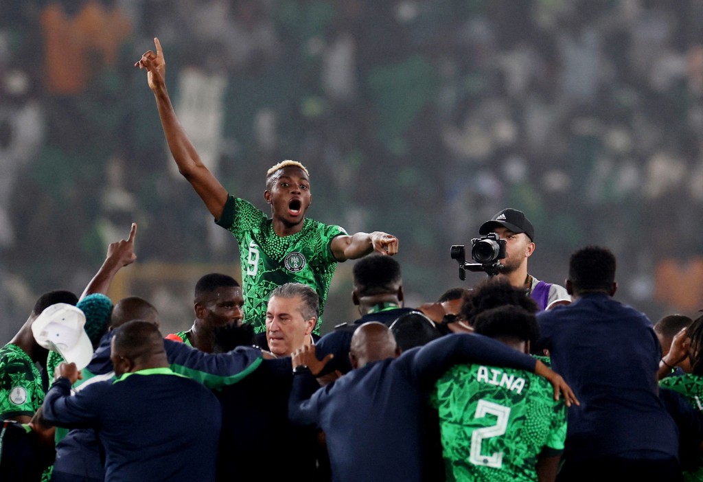 尼日利亚入非国杯决赛。Reuters
