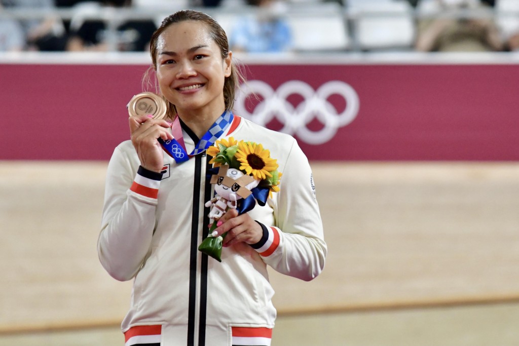 李慧诗去年于东京奥运摘铜。资料图片