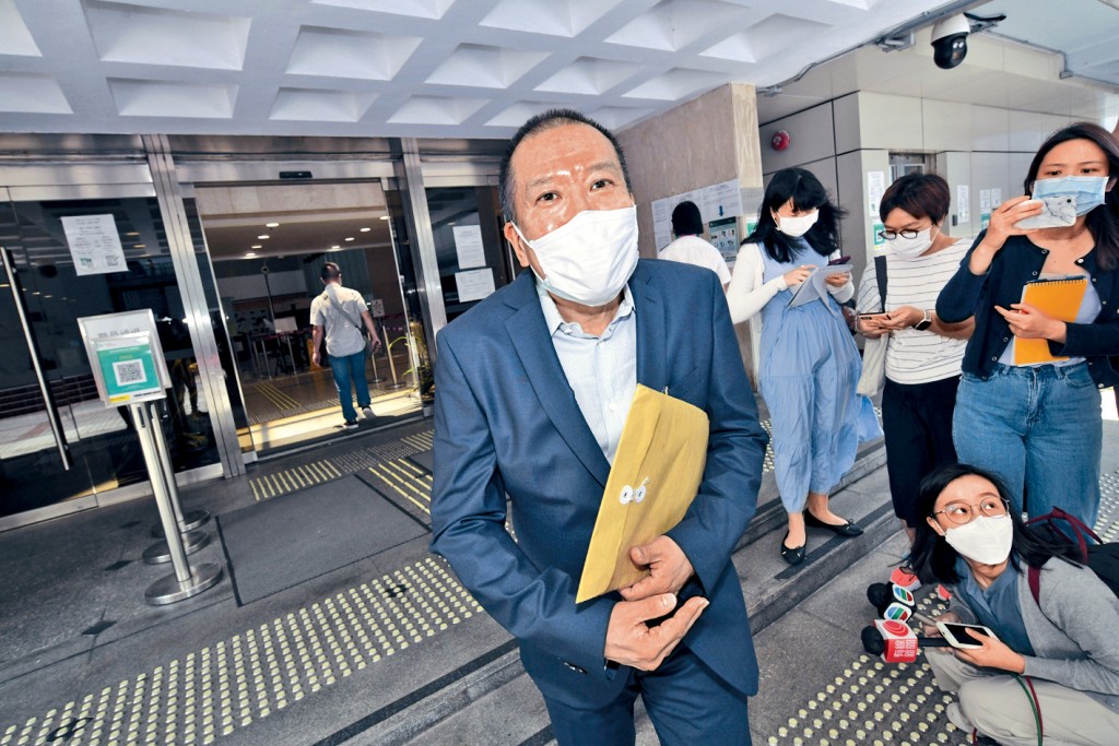 陳振聰2021年8月在破產案件聆訊中,自稱刑滿出獄後生活一片混亂,身無分文。