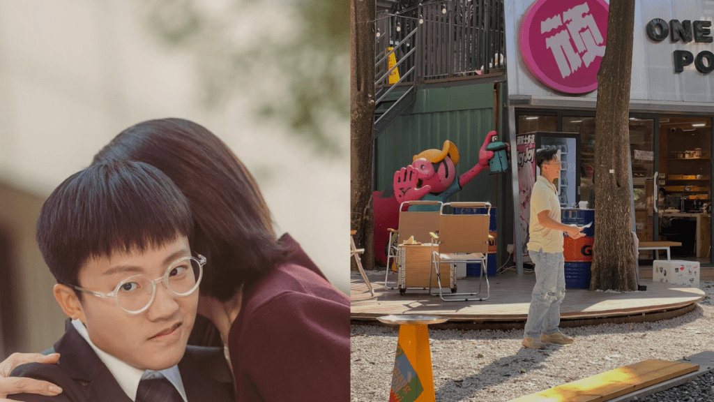 正義女神丨劉倬昕反串演少年犯「高成彬」爆紅  街頭暴走晒「凶狠」演技  面目猙獰用叉行兇