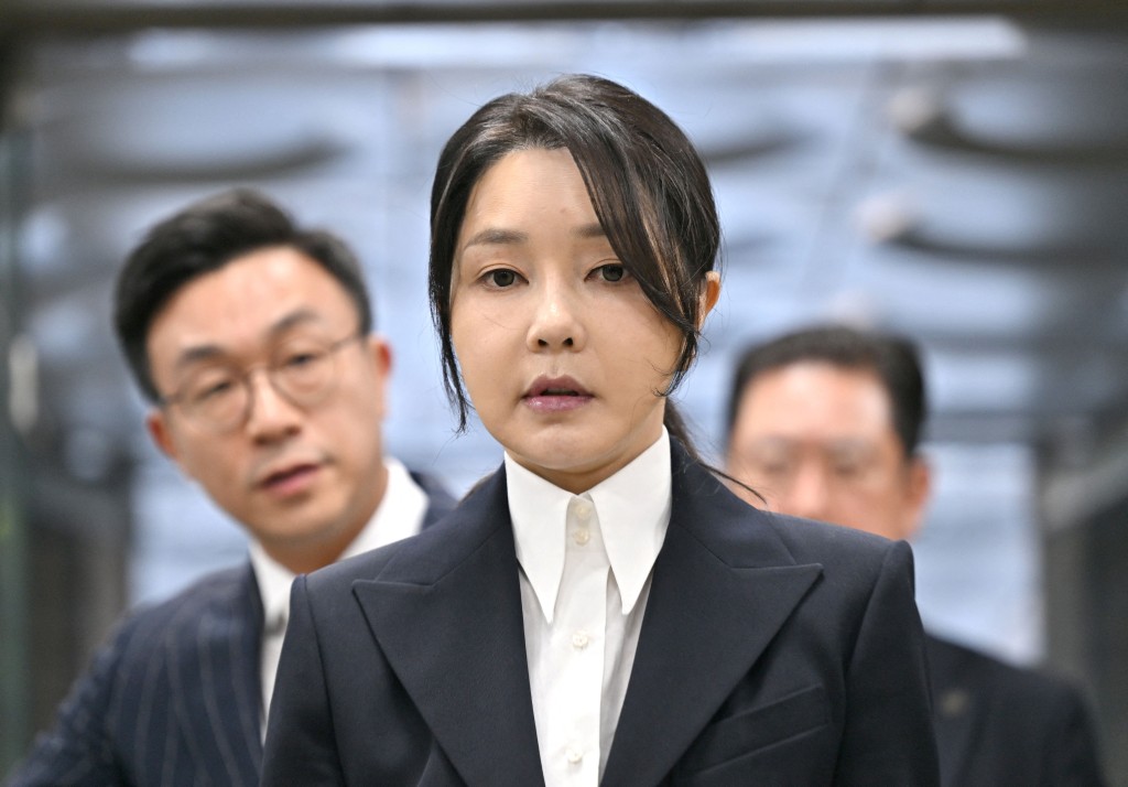 南韓法院批准拘捕前第一夫人金建希。路透社