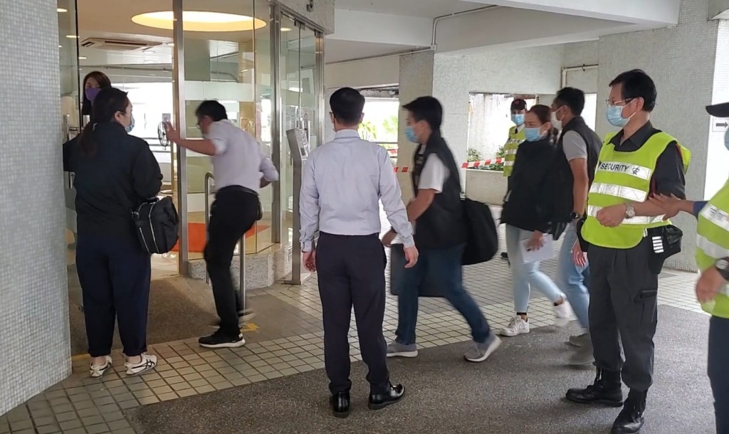 警方到場調查。