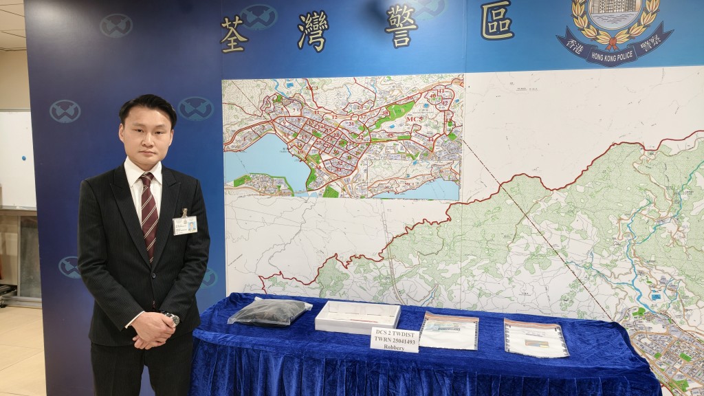 荃灣警區重案組第二隊高級督察張文迪。