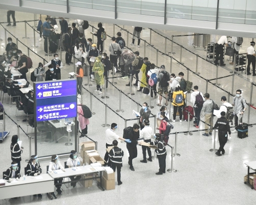 哥倫比亞及南韓來港人士要檢測報告。資料圖片