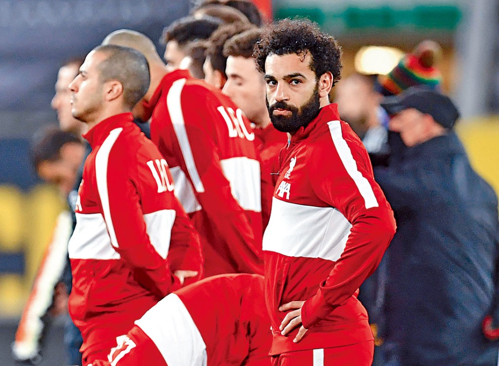 利物浦前锋穆罕默德沙拿