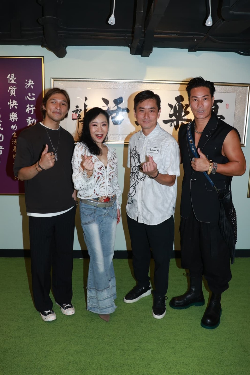 黃又南、魏秋樺、黃竣峰、范振鋒一同出席活動。