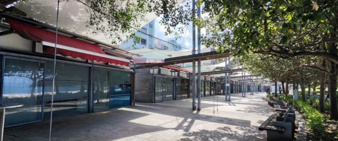 赤柱海濱小賣亭現況。食環署文件