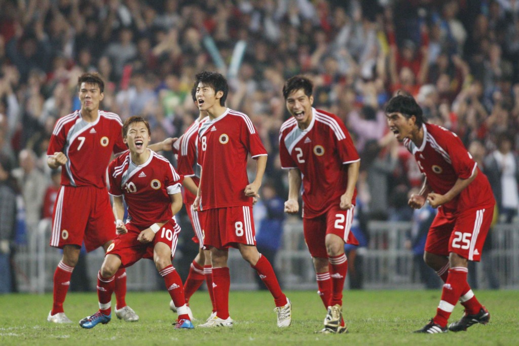 港足在2009年东亚运决赛气走日本，摘走金牌。