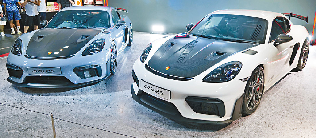 ■GT4 RS上周五(8月19日)在保時捷灣仔專店VIP預覽會首度現身。