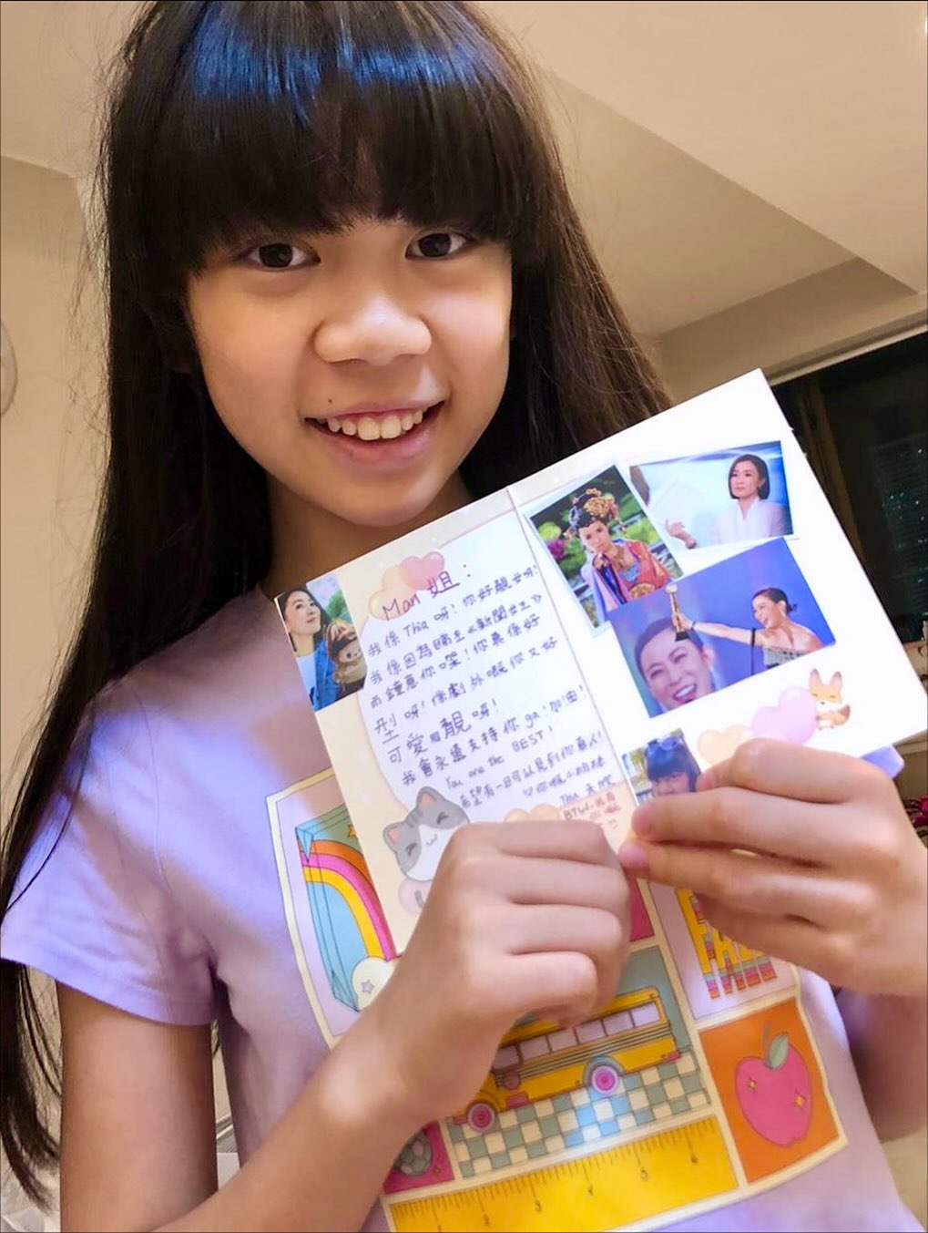 陳心怡女兒是佘詩曼粉絲。