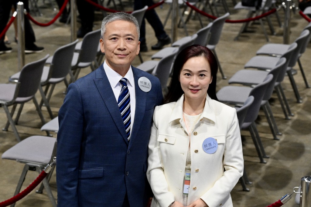 陳穎欣(右)成功連任。蘇正謙攝