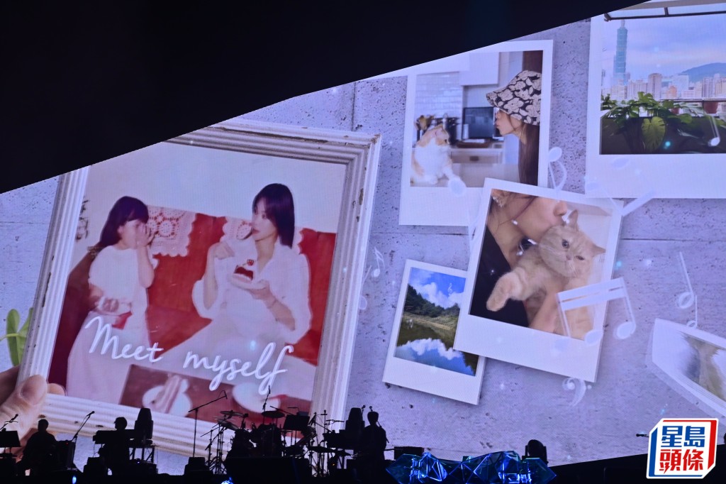蔡健雅的演唱會上播出片段。