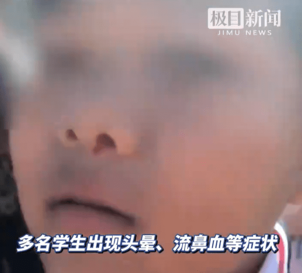 山东一小学新装修，气味刺鼻致学生头晕流鼻血。微博