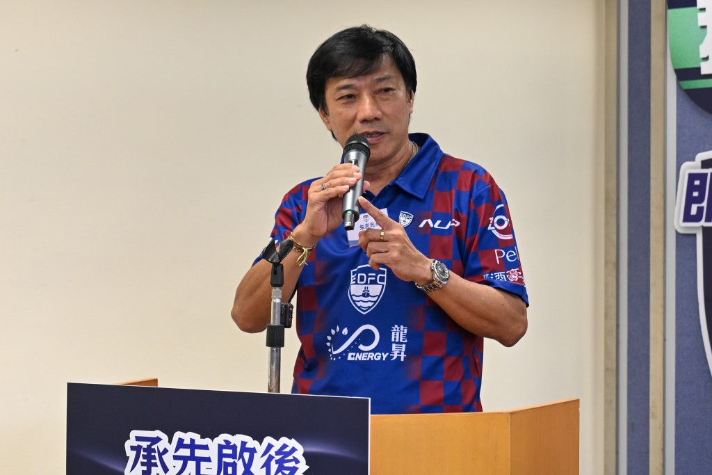 體育總監朱志光。攝影:魏國謙 體育總監朱志光。攝影:魏國謙