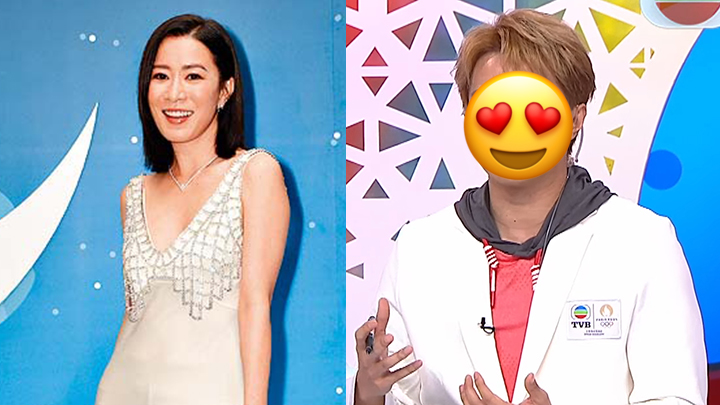 49歲佘詩曼與TVB上位小生前胸貼後背 畀仔圍露嬌俏甜笑 周嘉洛見視后一部位通紅