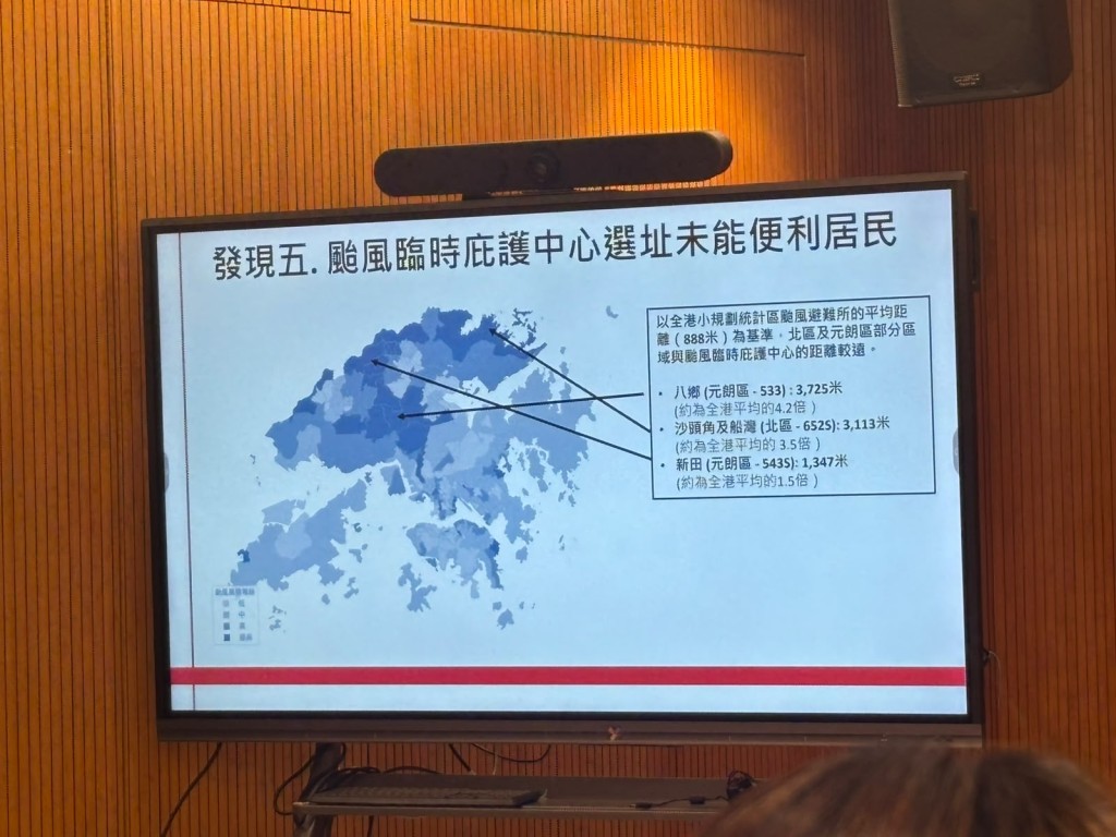 红十字会发现,本港的台风临时庇护中心未能涵盖偏远地区居民。 红十字会发现,本港的台风临时庇护中心未能涵盖偏远地区居民。