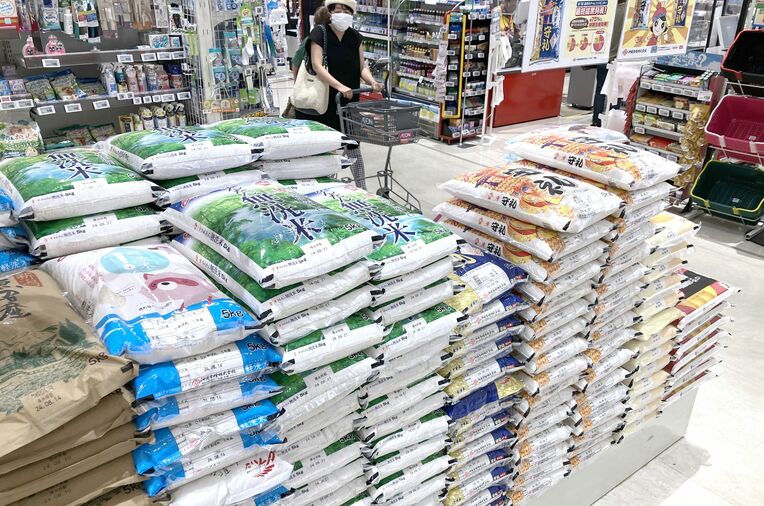 日本「大米荒」已持續近年。　新華社