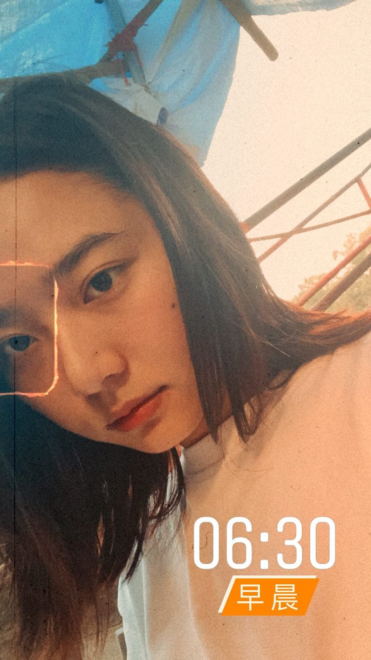 Joey今晨於IG Story貼出自拍照。
