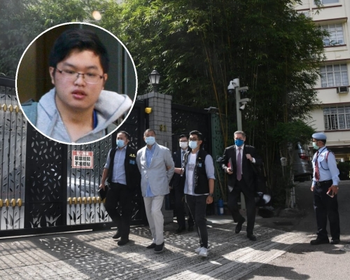 前學民思潮成員李宗澤亦被捕。資料圖片