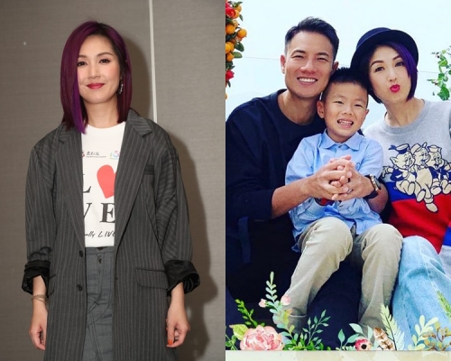 千嬅在家抗疫肥了10磅,但家人溝通多了。