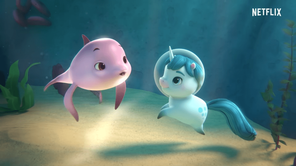 低刺激性卡通片8：Not Quite Narwhal 住在海裡的獨角獸（圖片來源：YouTube截圖）