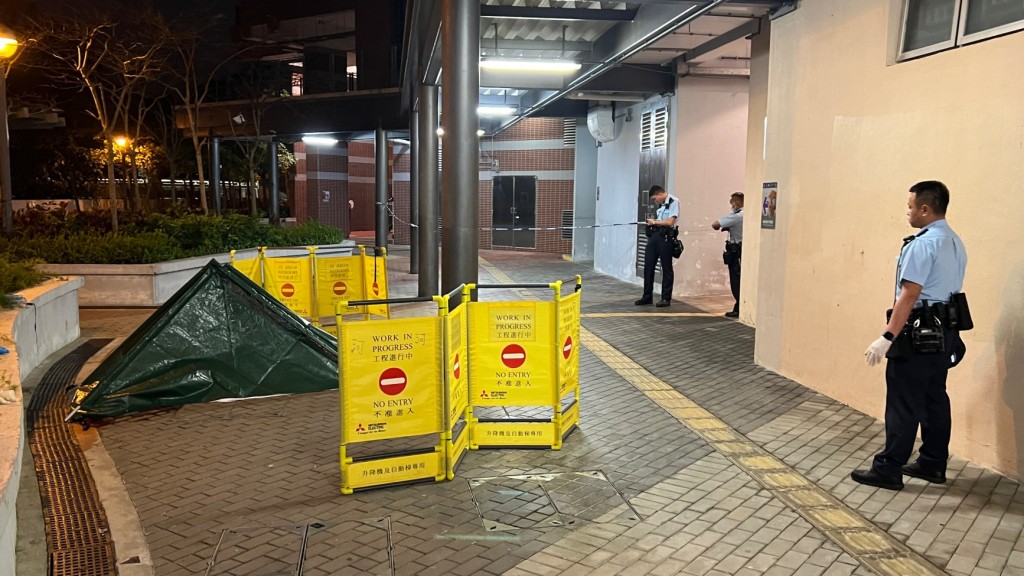 警員到場調查。黎志偉攝