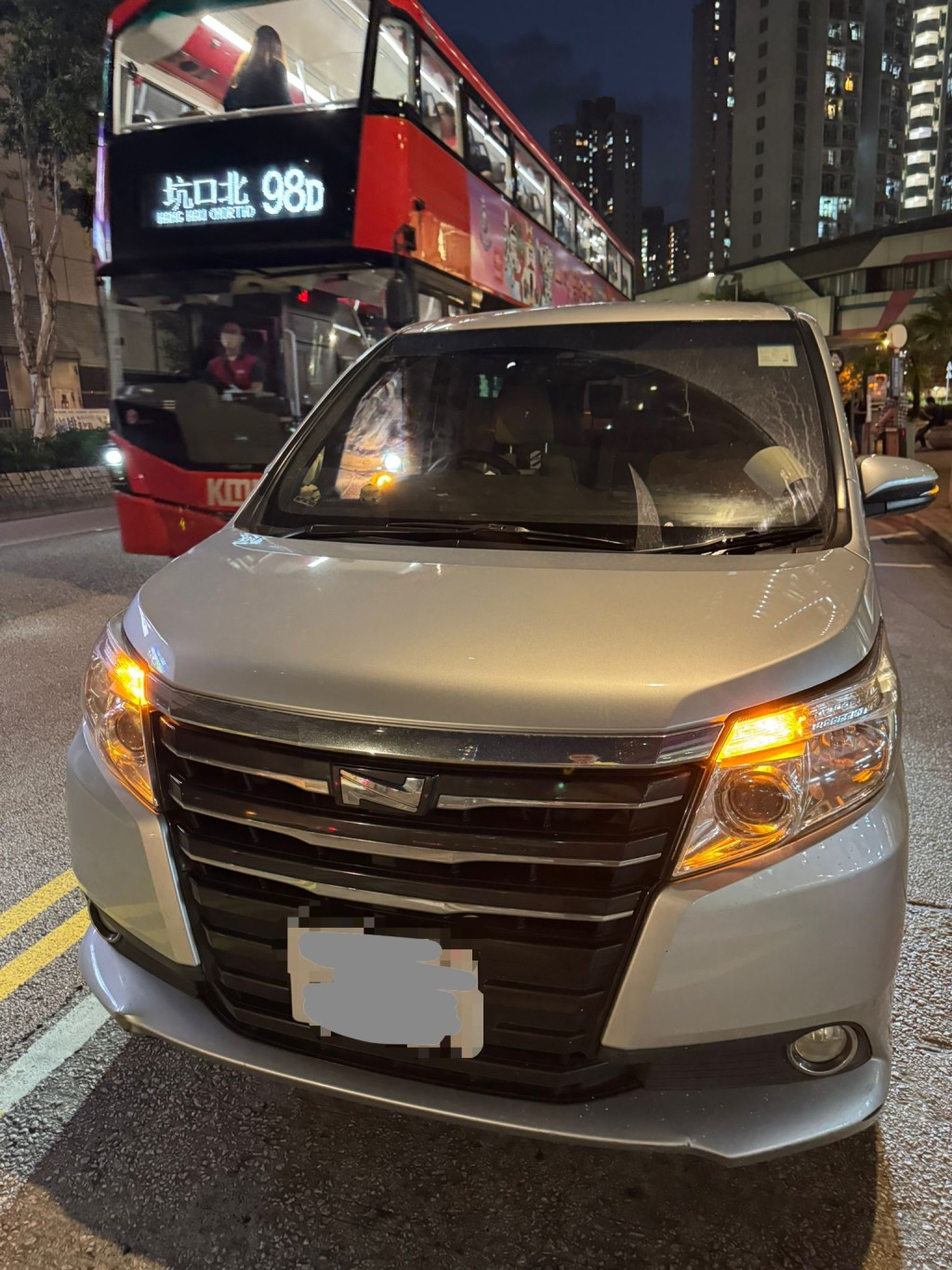 涉事私家車。警方提供