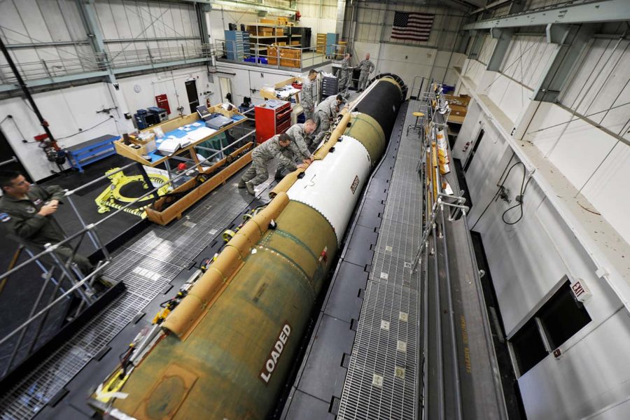 LGM-30民兵III型洲际弹道导弹。网上图片