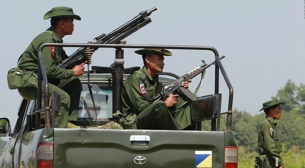 緬甸民族民主同盟軍推進順利。微博