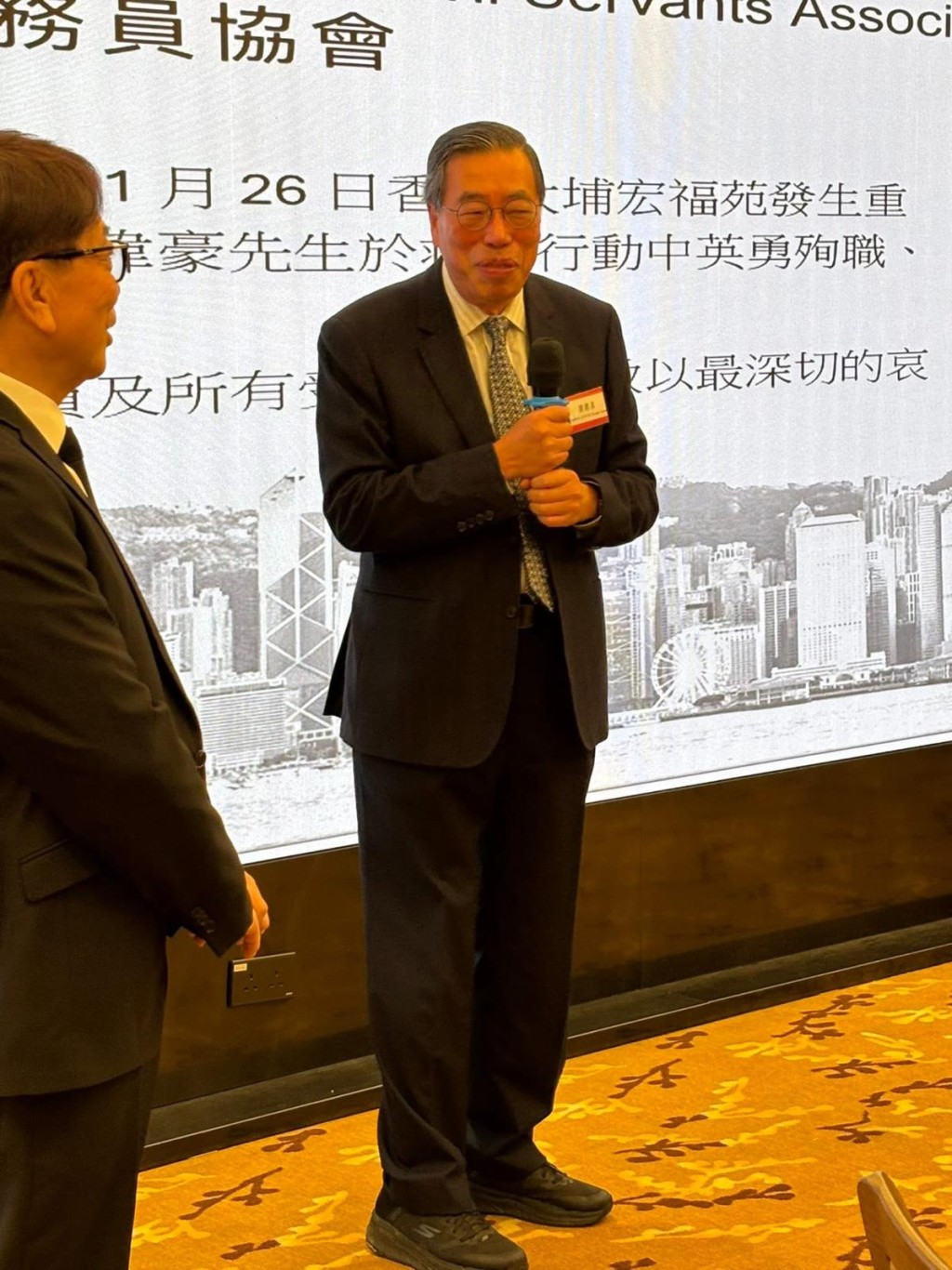 立法會主席梁君彥出席晚宴並發言。