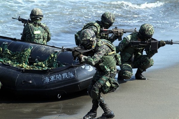 台湾的海军陆战队被视为军中精英。