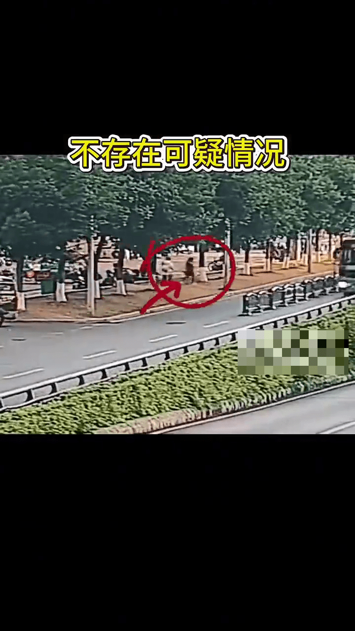 閉路電視顯示女童沒有遇到可疑人物。 閉路電視顯示女童沒有遇到可疑人物。