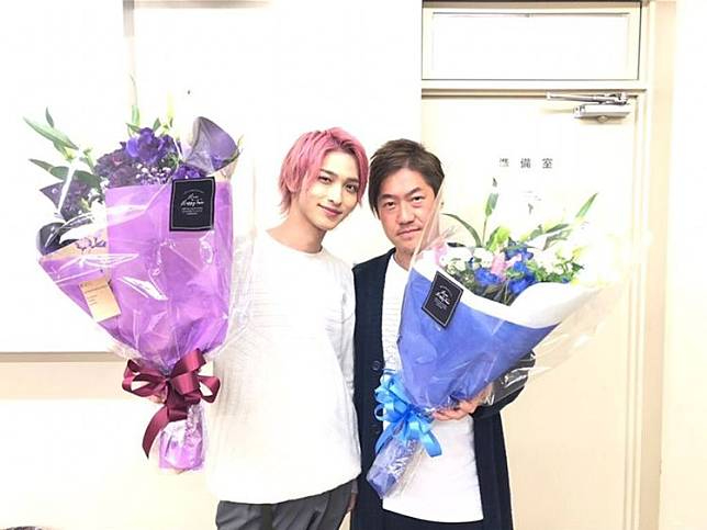 《初戀那一天所讀的故事》的男主角橫濱流星（左）和導演福田亮介（右）。