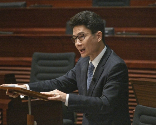 陳浩濂強調「港區國安法」不會對香港金融市場造成影響。資料圖片