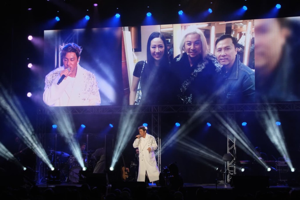 譚耀文與甄子丹。 譚耀文與甄子丹。