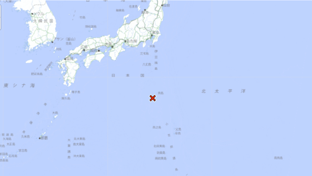 日本伊豆群島鳥島近海在當地時間6日上午10時31分發生6.3級地震。日本氣象廳