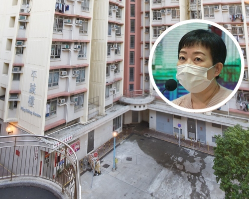 平田邨平誠樓至今有8宗確診個案,涉及5個單位。資料圖片