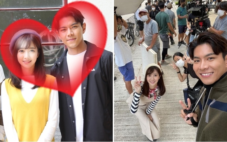 羅天宇何依婷因拍劇傳出緋聞。